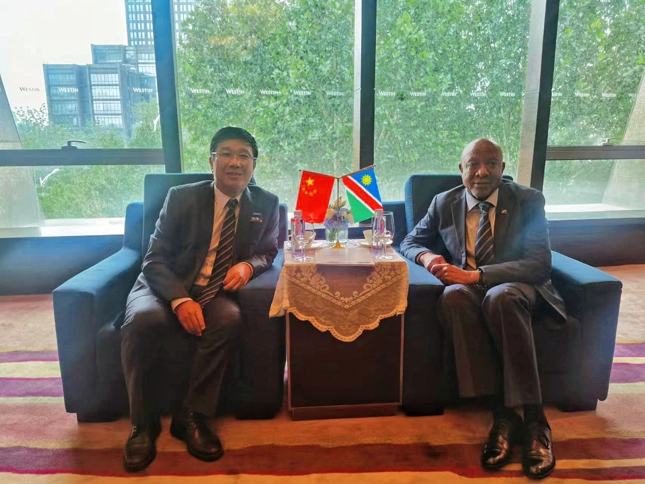 中非合作论坛期间今年会网址资源 董事长王平卫拜会三国总统